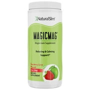 NaturalSlim MagicMag Magnesium Citrate Powder - Anti Stress Drink Mix - 8oz