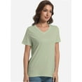 thumbnail image 6 of Women's Ultra-Soft V-Neck Short Sleeve Trendy Casual T-Shirt, 6 of 6