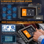 Foxwell NT809BT Automotive Diagnostic Tool with Bi-Directional Control, Wireless Black