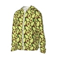 thumbnail image 2 of Fotbe Avocado Men's Women's UPF 50+ Sun Protection Jacket Hooded Cooling Shirt with Pockets Hiking Outdoor Performance-X-Large, 2 of 9