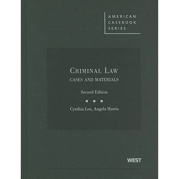 Pre-Owned Criminal Law: Cases and Materials (Hardcover) 0314199802 9780314199805