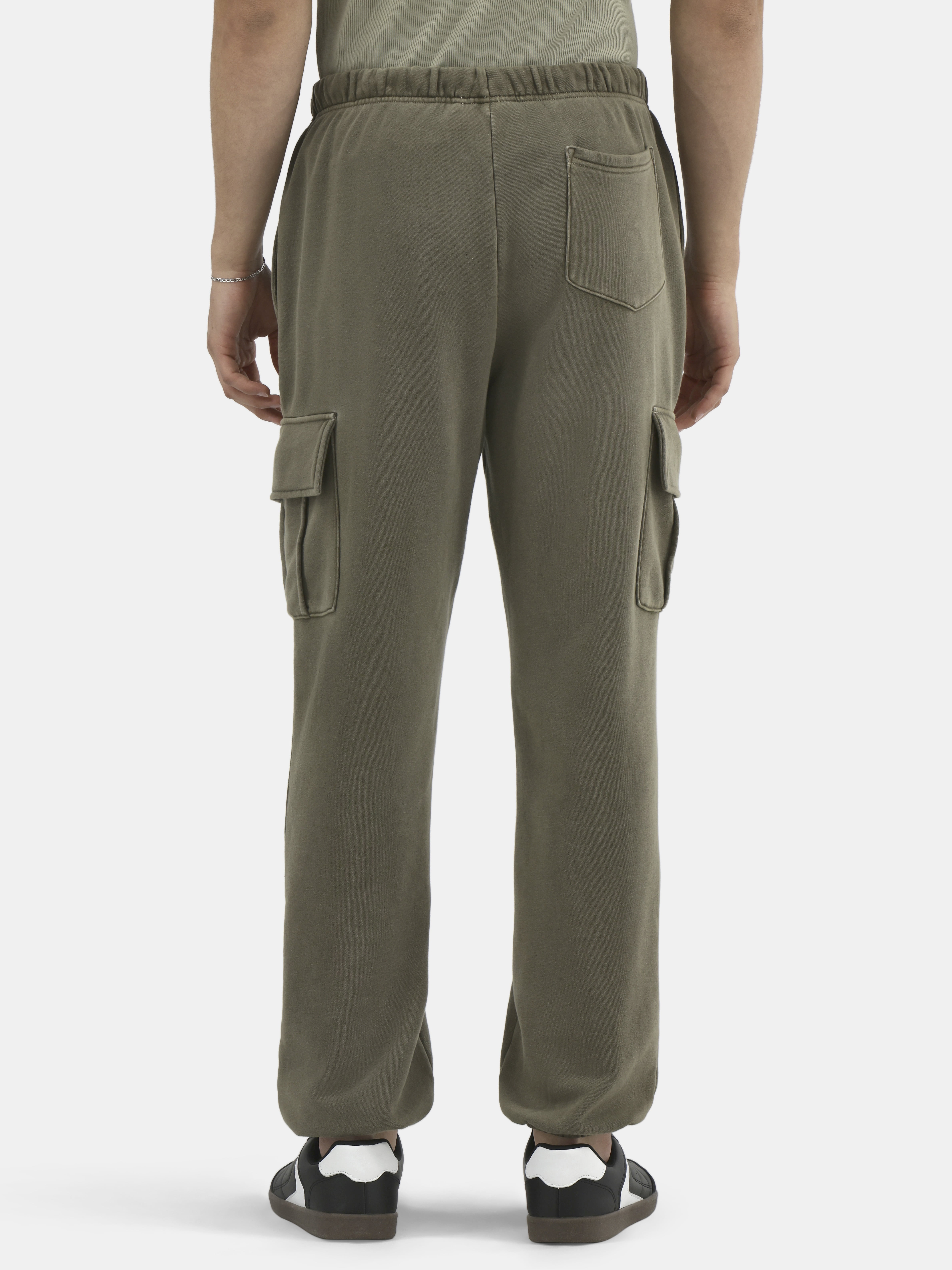 No Boundaries Men's & Big Men's Cargo Jogger Fleece Sweatpants, Sizes XS-5XL