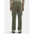 thumbnail image 3 of No Boundaries Men's & Big Men's Cargo Jogger Fleece Sweatpants, Sizes XS-5XL, 3 of 5