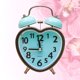 thumbnail image 4 of 1 reloj despertador creativo de metal con forma de corazón, con timbre de escritorio, moderno, con luz nocturna, para casa, estudiantes, dormitorio, sin batería (color aleatorio)., 4 of 5