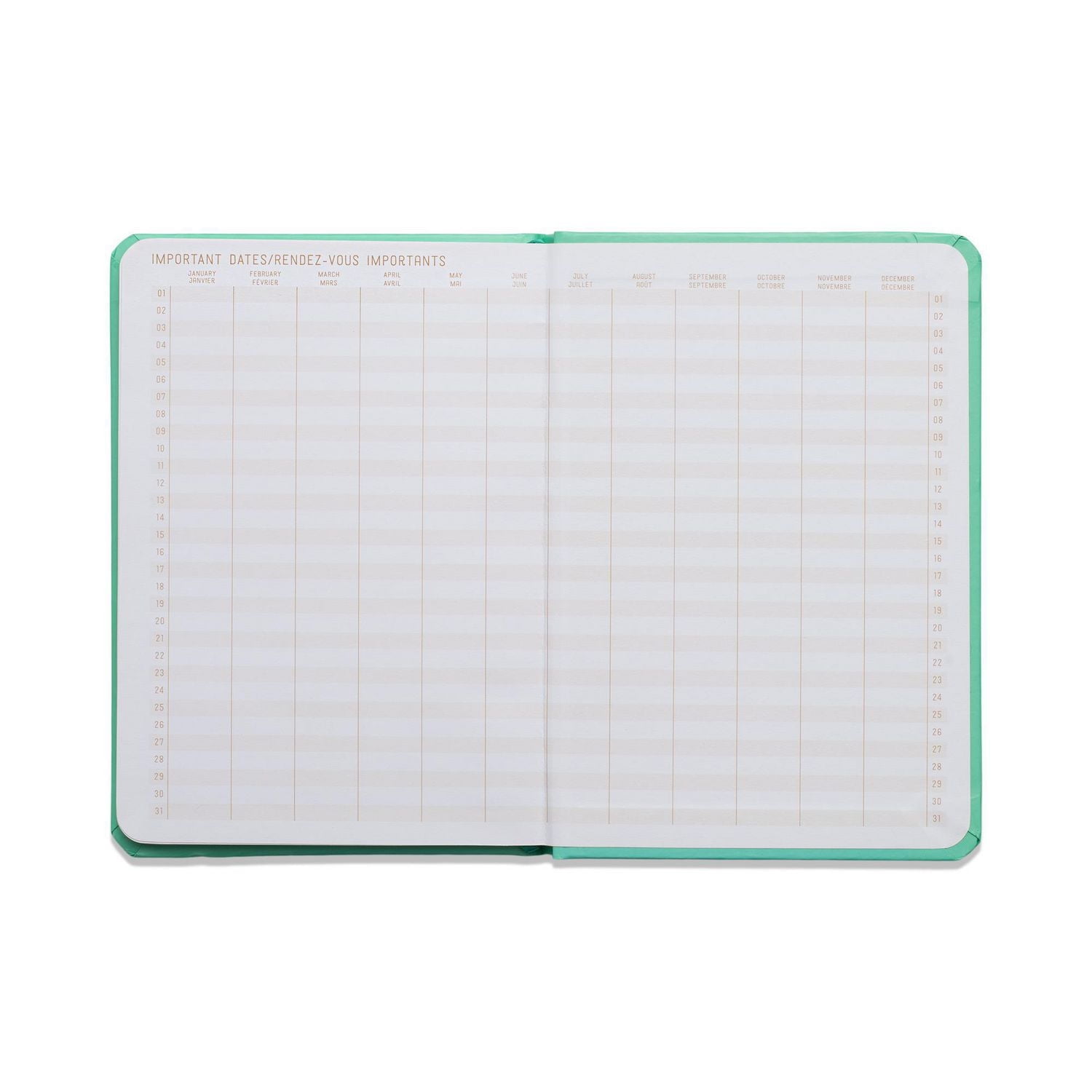 Think Ink Small Hard Bound Journal Teal