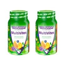 2 Pack Vitafusion Gummy MultiVites Dietary Supplement Berry Peach Orange 70 Each