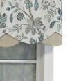 thumbnail image 2 of Gianna Petticoat 3in Rod Pocket Contrast Bottom Fabric Valance 50in x 15in by RLF Home, 2 of 2