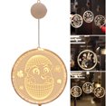 thumbnail image 2 of Beautiful Led Light Window Hanging Lights Wall Room Sticker Decorations for Home Easter Holiday Party, 2 of 7