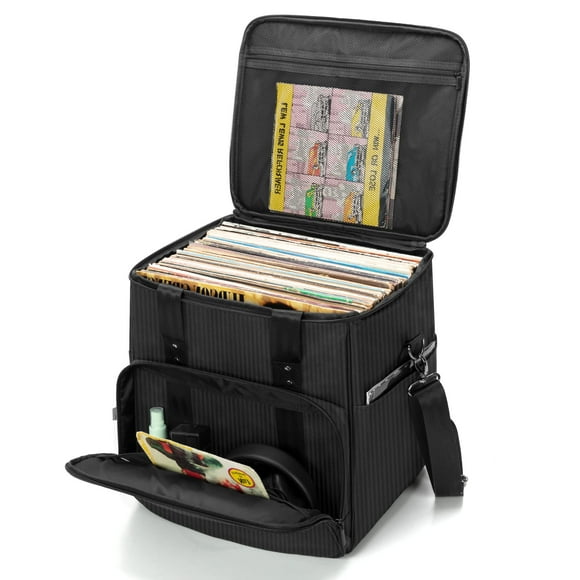 Bolsa de transporte de discos de vinilo Trunab para 60 LP