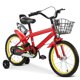 thumbnail image 1 of HONITANO Bicicleta Infantil con Ruedas de Apoyo y Cesta para Niños de 6 a 8 Años en Color Rojo, 1 of 9