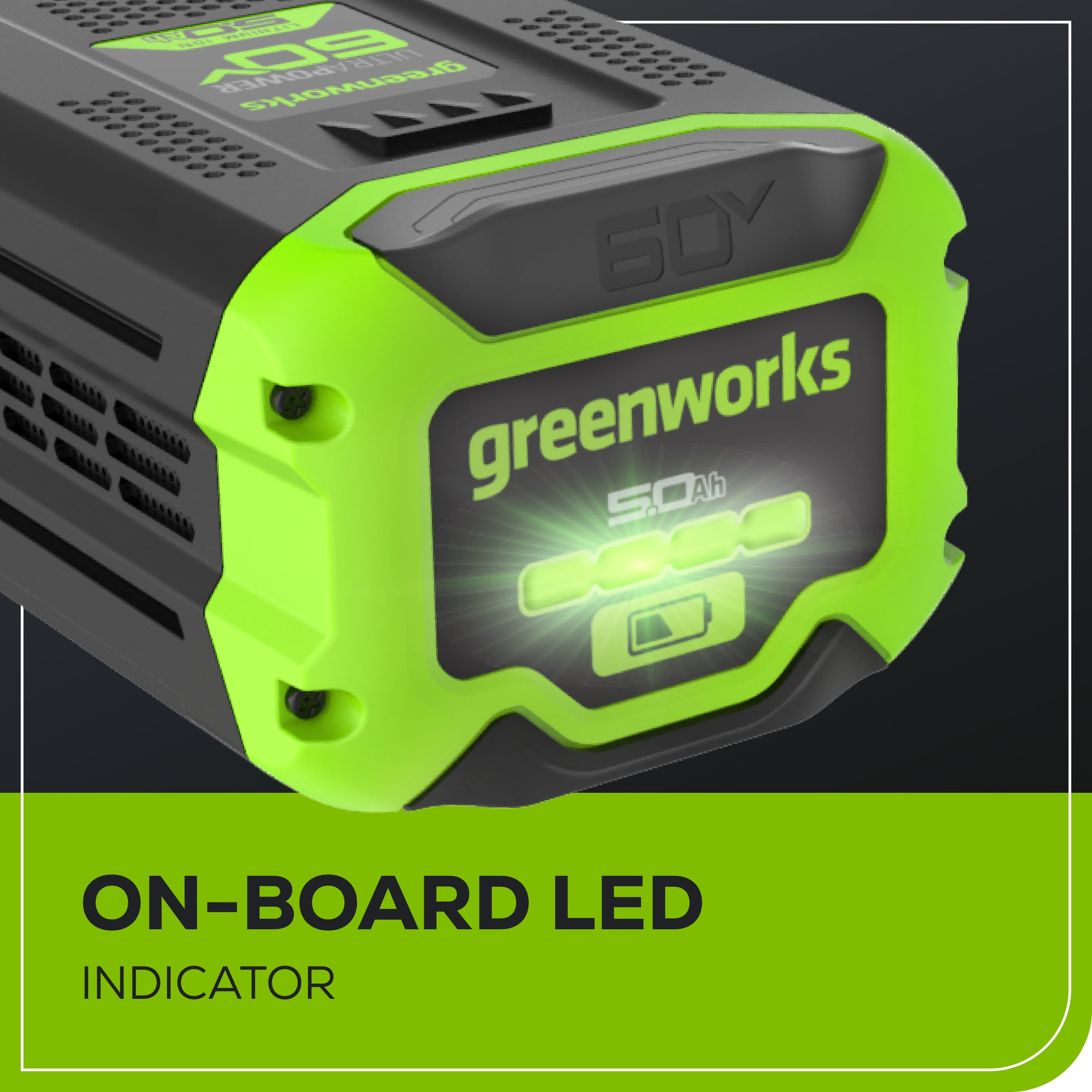 Greenworks 60V 5.0 Ah HC Battery 1807502