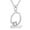 Silver, variant on CILENON Fashion Women Gift 25 English Letter Name Chain Pendant Necklaces Jewelry (P,One Size)