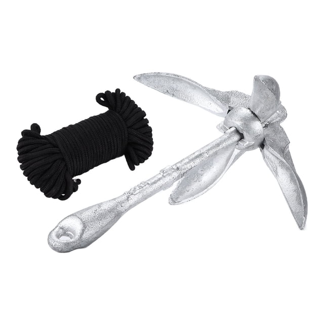Portable Boat Anchor,3.2kg Marine Anchor with Folding Marine Anchor Kayak Anchor High-Precision Functionality
