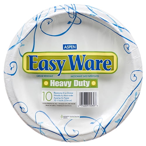 New 305913 Aspen Paper Plate Round 10.25 10 Ct (28Pack) Plate And