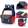 thumbnail image 2 of Mochila infantil weiatas pequeña roja azul 36x26x13 cm, 2 of 7