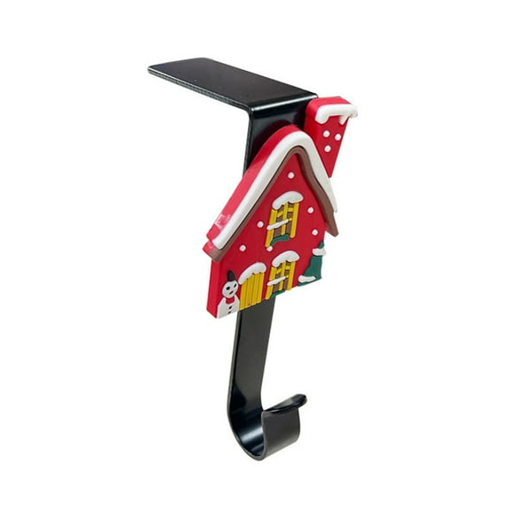 putnchl Christmas Stocking Rack, Mantel Rack, Decorative Metal Hook, Christmas Stocking Rack, Fireplace Clip, Christmas Party Decoration