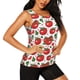 thumbnail image 2 of Balery Hand Drawn Tomatoes Camiseta sin mangas estampada ligera para mujer, tops de entrenamiento sin mangas, camisetas de yoga transpirables de secado rápido.-Medium, 2 of 7