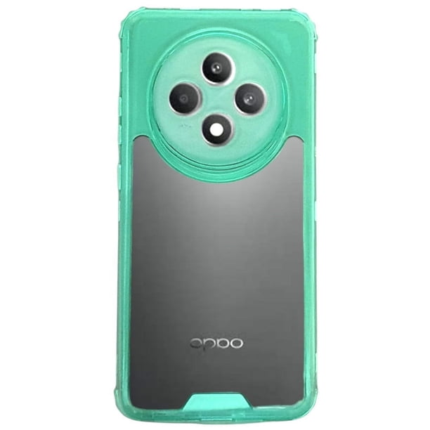 Funda Otter 360 Contonor Cely Vesmir Uso Rudo Para Oppo Reno 12F Menta Más 2 Micas de cristal