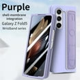 thumbnail image 2 of Allytech for Samsung Galaxy Z Fold 6 Case with Build-in Screen Protector, Full Body Shockproof Wristband Slim Fit Lightweight Phone Case for Samsung Galaxy Z Fold6 - Purple, 2 of 9