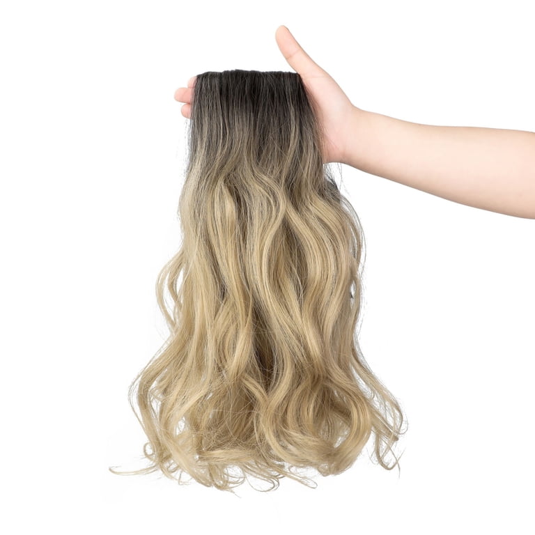 Qlenkay Clip in Hair Extensions Synthetic Hair 7 pcs Double  display picture 1