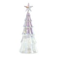 thumbnail image 3 of Opvise Glass Christmas Tree with LED Lights Decorative Tabletop Holiday Ornament Battery Powered Festive Home Desk Decor Gift, 3 of 8