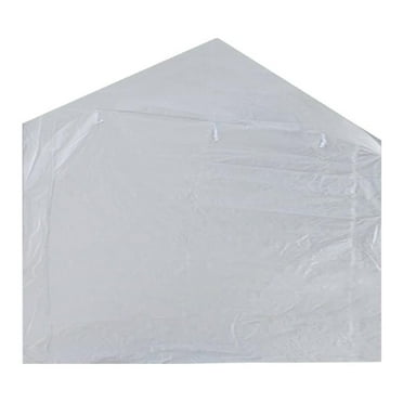 10' x 20' White Canopy Entrance Panel with Zippers (Front Panel)