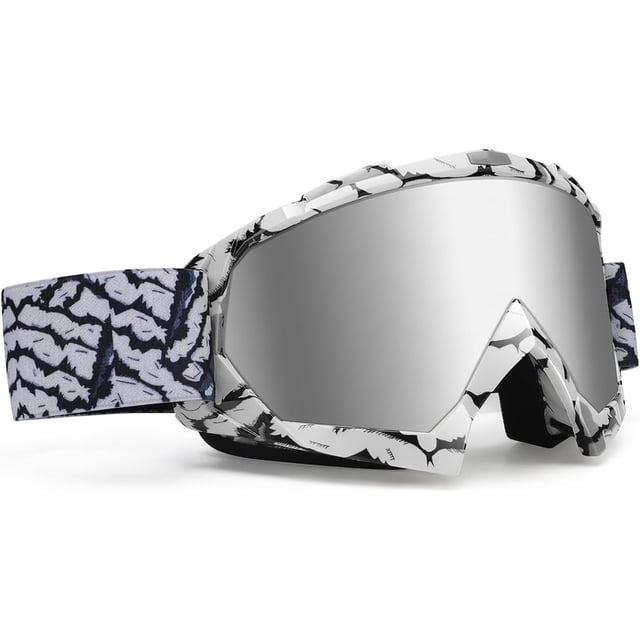 Motorcycle Goggles for Dirt Bike, Motocross, ATV, Racing, and Ski - Windproof and Dustproof