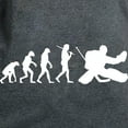 thumbnail image 3 of CafePress - The Evolution Of The Hockey Goalie Women's Dark T - Women's Traditional Fit Dark T-Shirt, 3 of 4