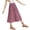 Brick Red, variant on Midi Skirts for Teen Girls Print A Line Elastic Waist Half Body Dresses Summer Casual Loose Boho Beach Vacation Dresses