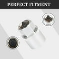 thumbnail image 4 of YIUIY 32PCS Wheel Locking Nut Key Removal Tool Kit Wheel Anti-Theft Lock Lug Nut Screw Remover Set with Punch and 1/2 Inch Driver Scoket Adaptor Compatible with Mercedes Benz, 4 of 5