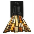 thumbnail image 4 of Meyda Tiffany 145861 Delta 10" Tall Wall Sconce - Solar Black, 4 of 4