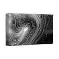 thumbnail image 2 of Creative Products Black and White Galaxy Geode 12x18 Canvas Wall Art, 2 of 5