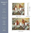 thumbnail image 3 of 2 Gang Light Switch Cover Plate Cardinals Bird on Garden Fence Wall Plate Decorate Electrical Outlet Cover Plates 4.56”x4.48”, 3 of 8