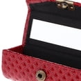 thumbnail image 4 of Premium Leather Lipstick Case Holder with Mirror, Comfortably Fits in a Purse or Red, 4 of 8