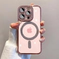 thumbnail image 3 of Bling Glitter Rhinestone Magnetic Wireless Charge Case for iPhone 16 15 14 13 12 11 Pro Max Plus Shockproof Pink Jewelled Cover blue For iPhone 14, 3 of 6