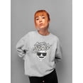 thumbnail image 2 of Always VIP - Guest List Cool Retro Emoji Party Women's Sweatshirt, 2 of 4