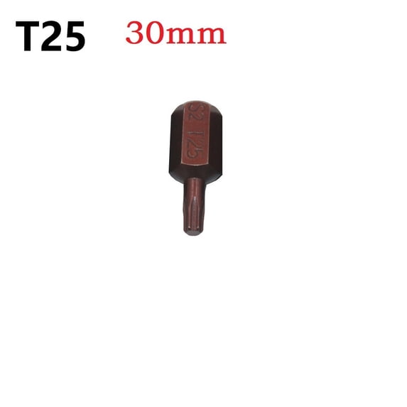 Fule 1PC Torx Star Screwdriver bits 30mm & 75mm Hex Shank T20/T25/T30/T40/T45/T50/T55