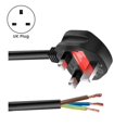 thumbnail image 1 of Powercon Plug 1.5M Black Stage Light Power Cable, 3-Core DMX512 LED Event Lighting Cord Aviation Power Cord PLUG, 1 of 2