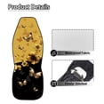 thumbnail image 6 of Uorisanigo Sunflower Butterfly Car Seat Covers for Women Waterproof Car Seat Cover for Front Seat Set of 2 Easy Installation Protection Interior Accessories Universal Fit Most Cars, 6 of 7
