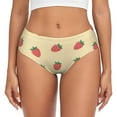 thumbnail image 1 of Balery Strawberries Ropa Interior de Algodón para Mujer con Dibujo – Braguitas Cómodas y Elásticas, Estilo Clásico-3X-Large, 1 of 6