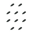 thumbnail image 1 of Yuarrent 10 piezas, carpas, toldos, abrazaderas de cuerda de viento, Clips de fijación, accesorio impermeable, accesorio para acampar, senderismo, carpas Negro Yuarrent OD022415-04, 1 of 6