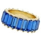 thumbnail image 4 of EeaseMX Anillos de color arcoíris, elegantes anillos para los dedos, anillos para mujer, decoración para los dedos, anillos de joyería, azul 8, 4 of 8
