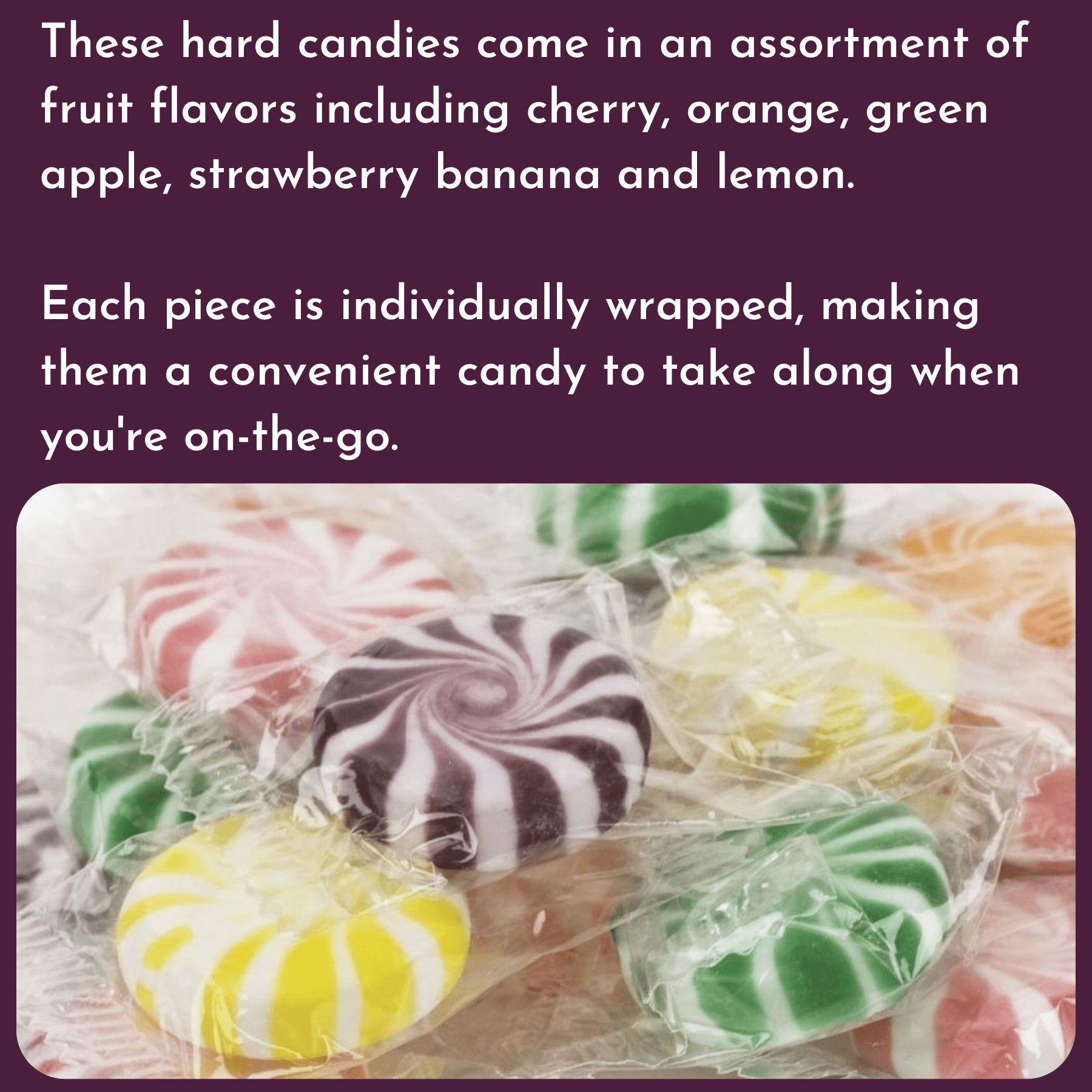 WinCrest Assorted Fruit Starlights - Wrapped Hard Candy - 5 Lb Case