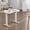 White, variant on INNOVAR Electric Standing Desk - 32x19 inches Small Height Adjustable Stand Up Desk, Modern Sit Stand Students Desk for Home Office, Nature Top/White Frame