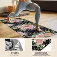 thumbnail image 4 of Pioneer Flower Floral Print Pattern Hot Yoga Mat Towel Non Slip for Hot Yoga - Quick-Drying Yoga Mat Cover with 4 Corner Pockets with Travel Bag - Hot Yoga Towel Non Slip 70"x26", 4 of 6
