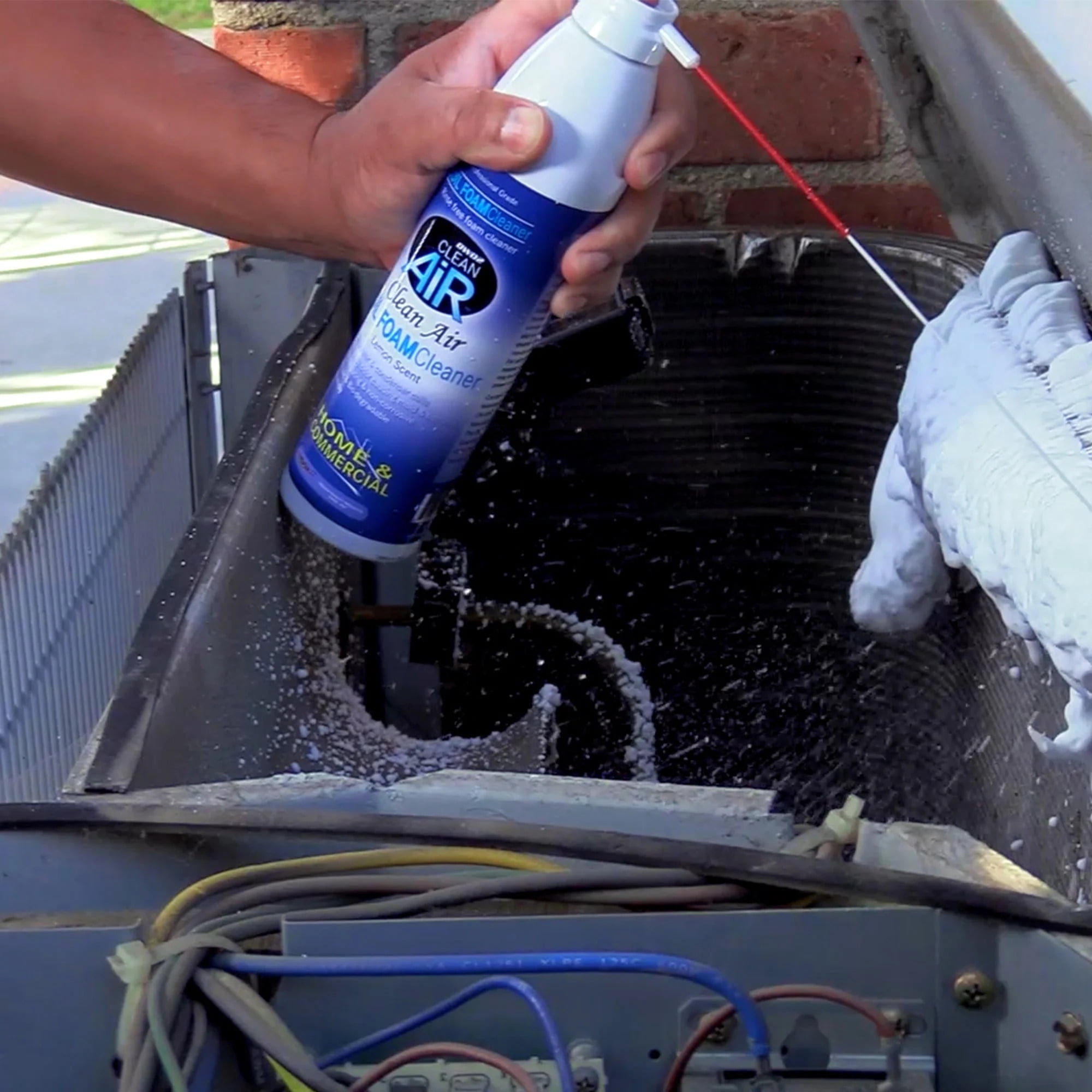 Foam and clean coil cheap cleaner