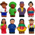 thumbnail image 1 of Get Ready Kids Around the World Figuras multiétnicas de 5 pulgadas, juego de 8, 1 of 4