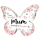 thumbnail image 1 of Letrero acrílico premium para el día de la madre, recuerdo para regalo extra de mamá (mariposa rosa), 1 of 6