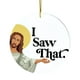 thumbnail image 1 of Teissuly Funny Christmas Ornaments - I Saw That Ornament - Stocking Stuffers For Women Men - Funny Ornaments For Adults Exchange - Christmas Gift For Women Men Cow Teissuly WER202312136682, 1 of 1