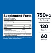 Nutricost Fucoidan (750mg) 120 Capsules - Vegan, GMO-Free, 60 Servings